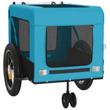 Blue and Black Oxford and Iron Animal Bike Trailer