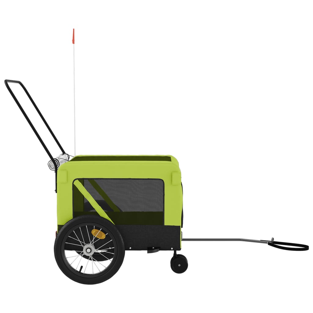 Green and Black Oxford and Iron Animal Bike Trailer