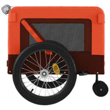 Orange and Black Oxford and Iron Animal Bike Trailer