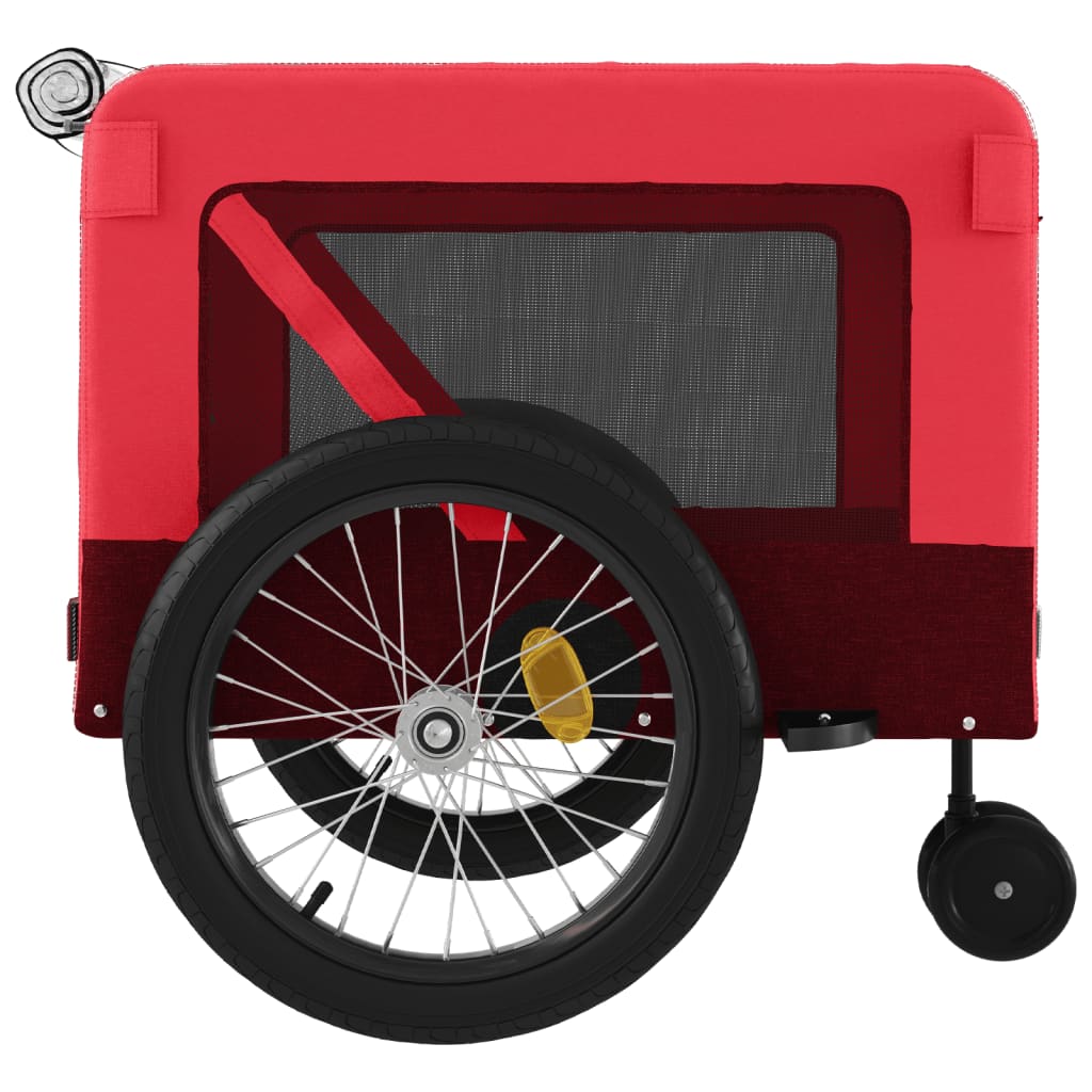 Red and Black Oxford and Iron Animal Bike Trailer