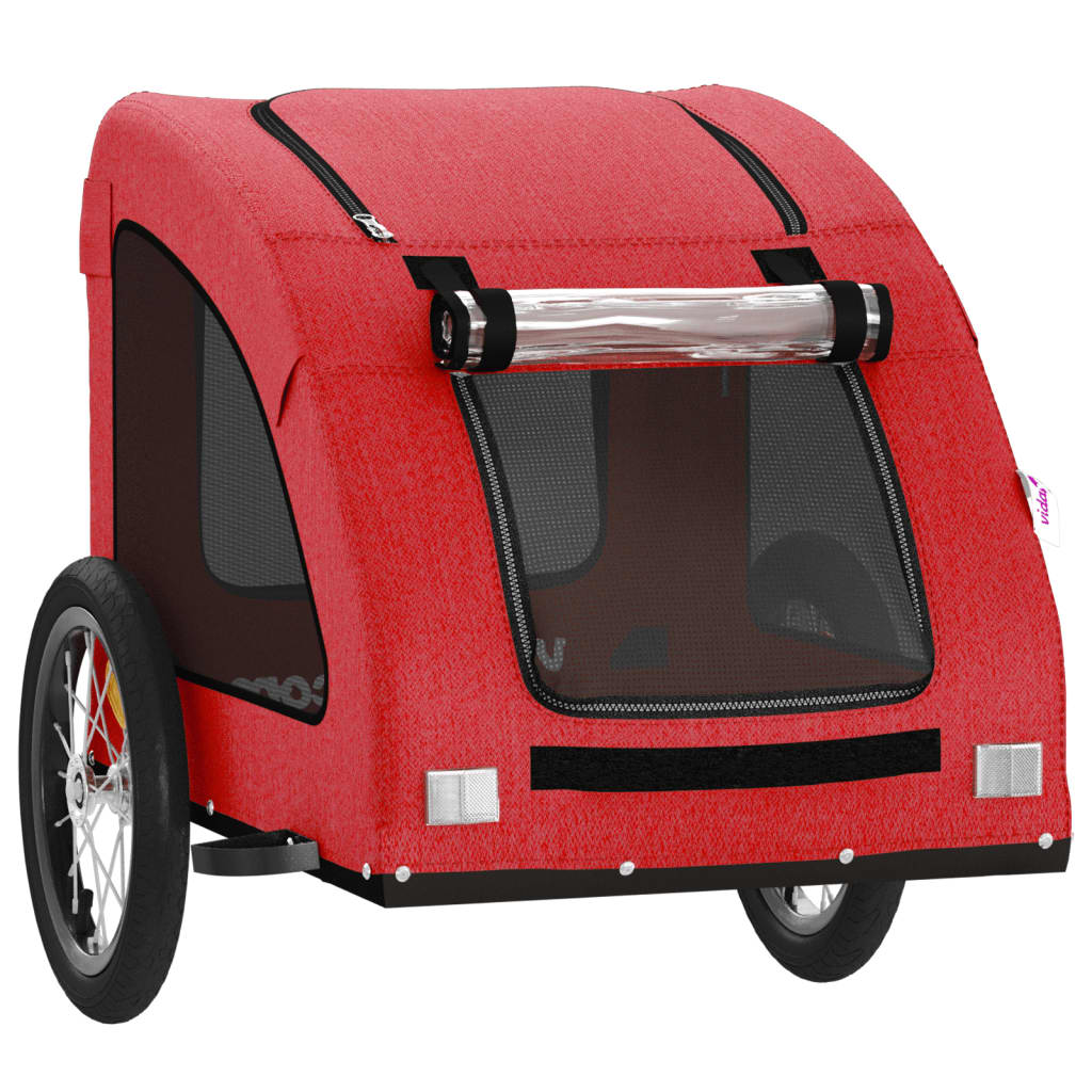 Oxford and Iron Red Animal Bike Trailer