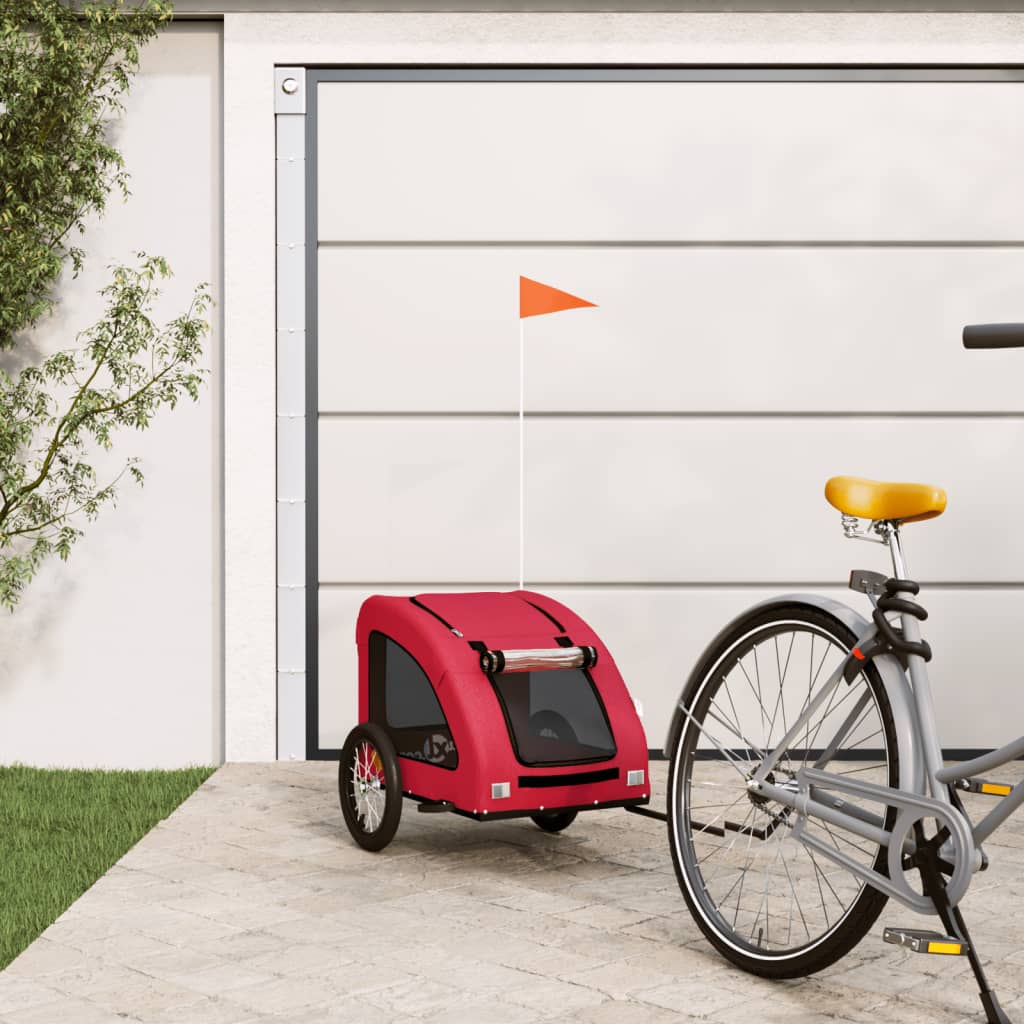 Oxford and Iron Red Animal Bike Trailer