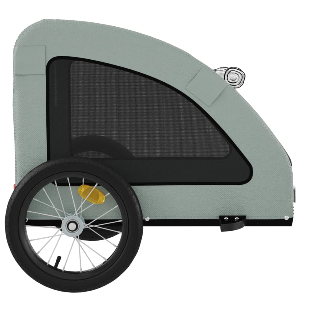 Oxford Gray and Iron Animal Bike Trailer