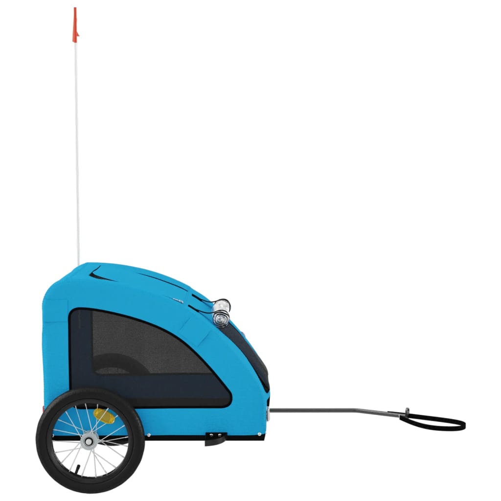 Oxford Blue and Iron Animal Bike Trailer