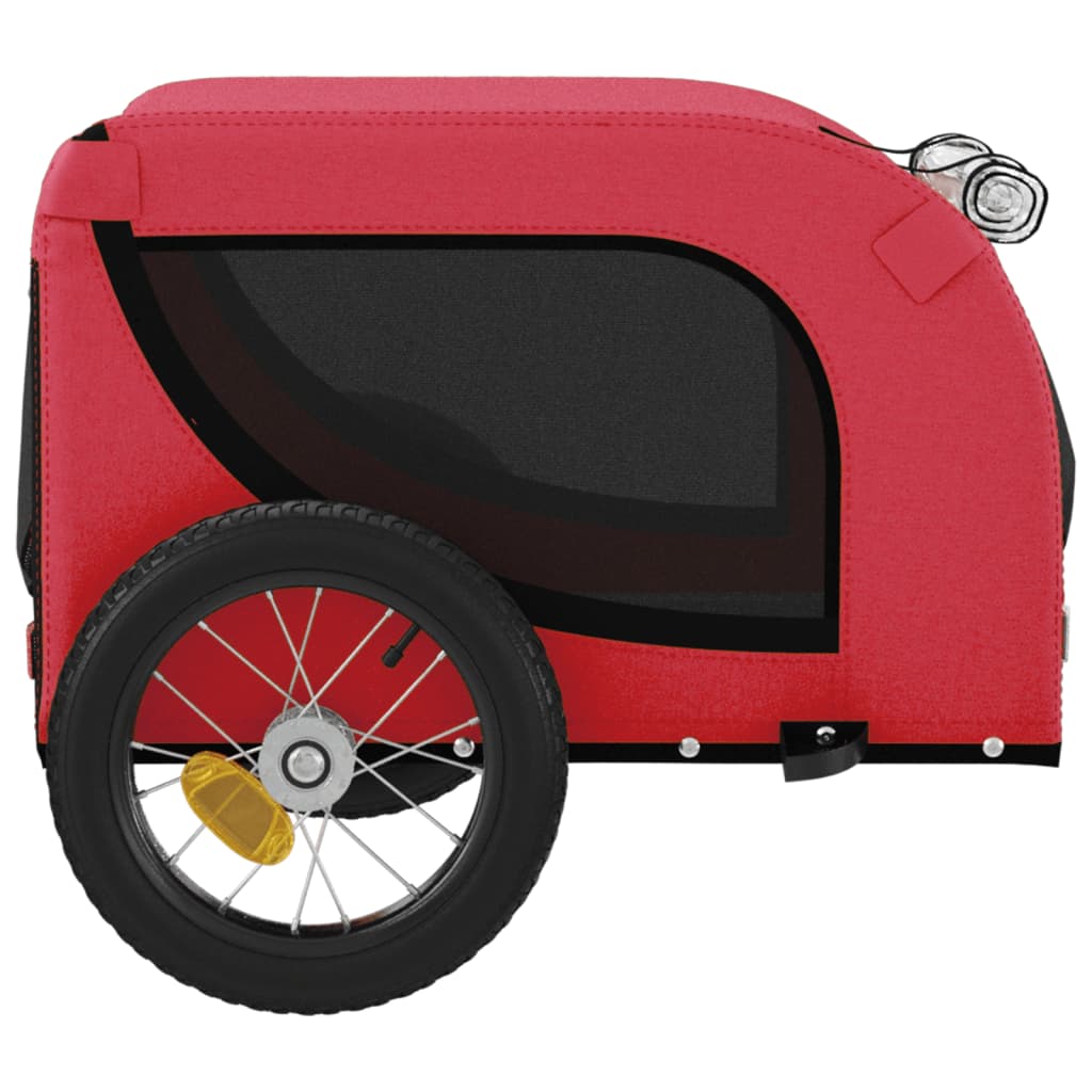 Red and Black Oxford and Iron Animal Bike Trailer