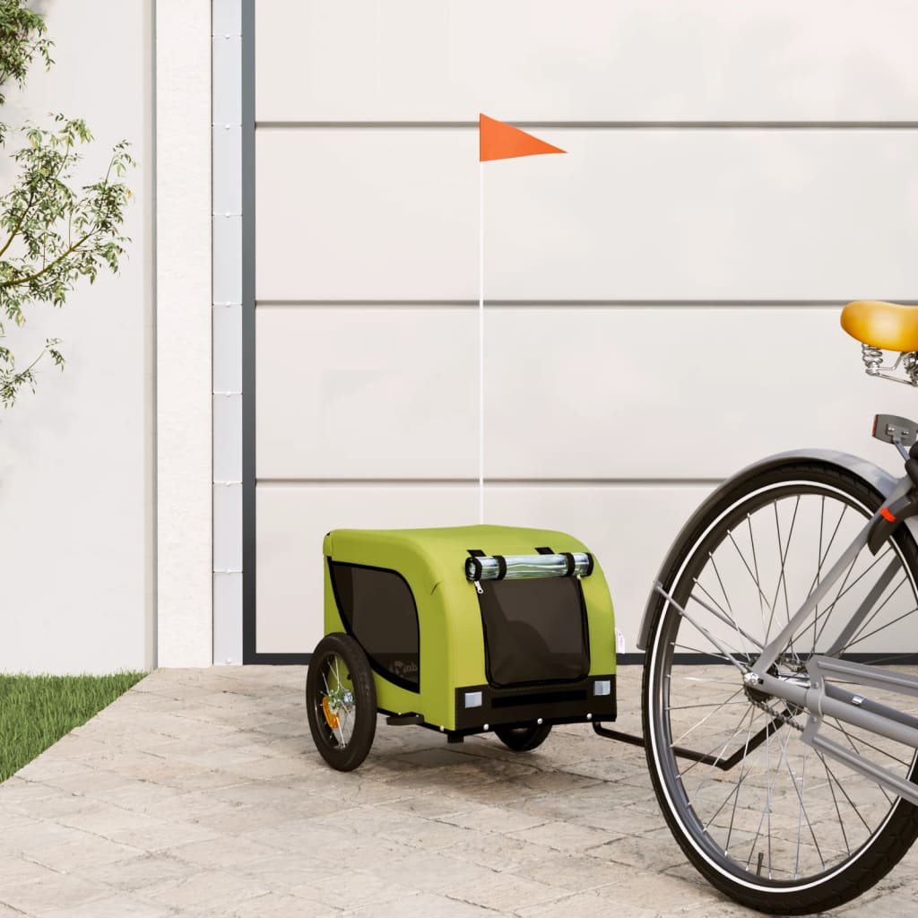 Green and Black Oxford and Iron Animal Bike Trailer