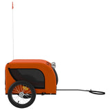 Orange and Black Oxford and Iron Animal Bike Trailer