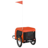 Orange and Black Oxford and Iron Animal Bike Trailer