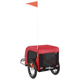 Red and Black Oxford and Iron Animal Bike Trailer