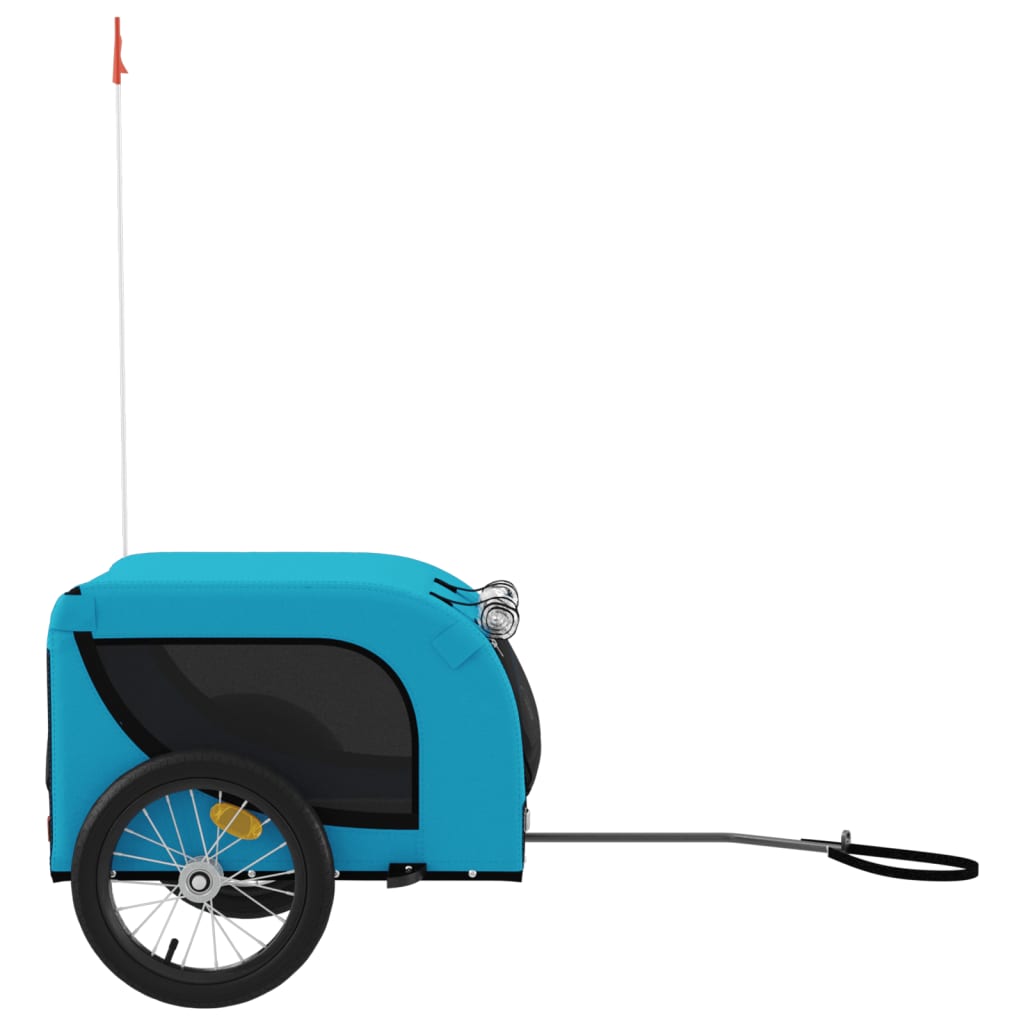 Blue and Black Oxford and Iron Animal Bike Trailer