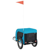 Blue and Black Oxford and Iron Animal Bike Trailer