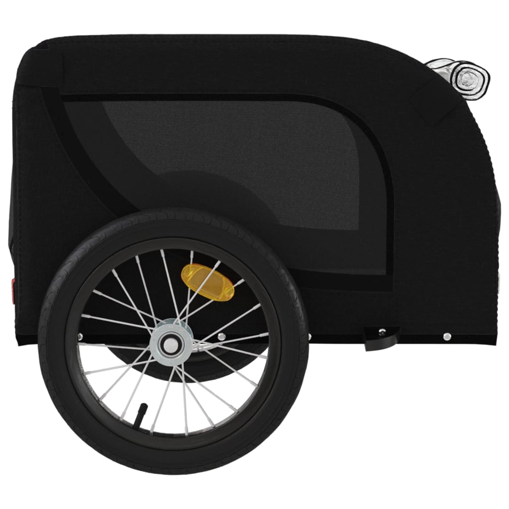 Black Oxford and Iron Animal Bike Trailer