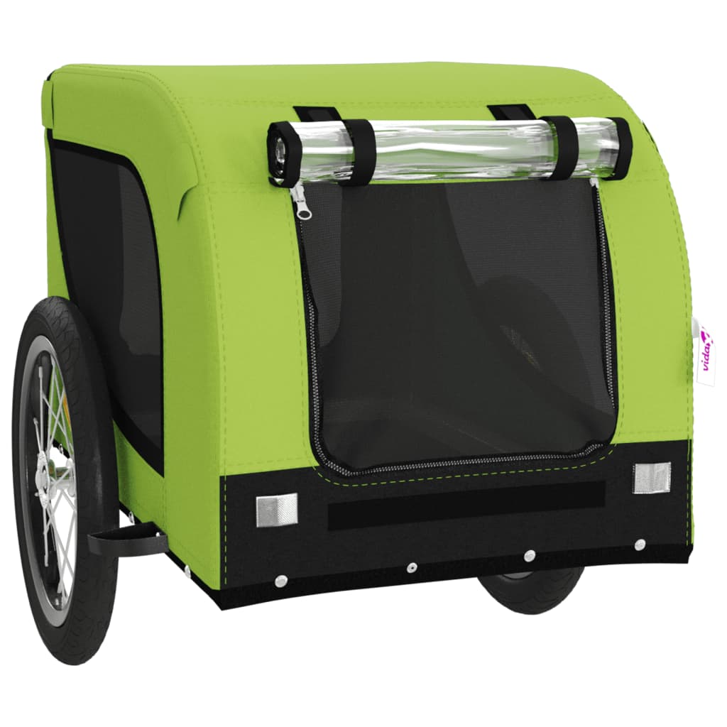 Green and Black Oxford and Iron Animal Bike Trailer