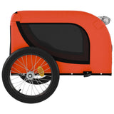 Orange and Black Oxford and Iron Animal Bike Trailer