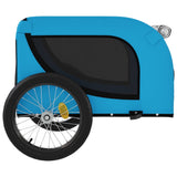 Blue and Black Oxford and Iron Animal Bike Trailer