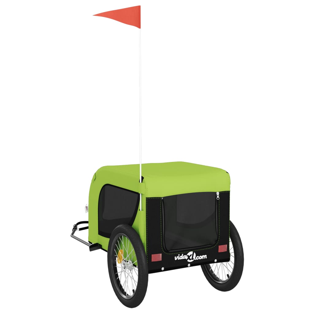 Green and Black Oxford and Iron Animal Bike Trailer