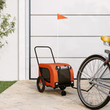 Orange and Black Oxford and Iron Animal Bike Trailer