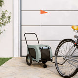 Gray and Black Oxford and Iron Animal Bike Trailer