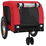 Red and Black Oxford and Iron Animal Bike Trailer