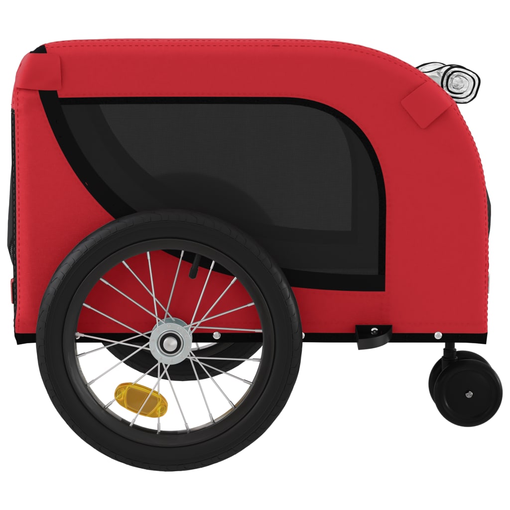 Red and Black Oxford and Iron Animal Bike Trailer