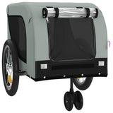 Gray and Black Oxford and Iron Animal Bike Trailer