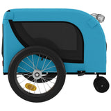 Blue and Black Oxford and Iron Animal Bike Trailer