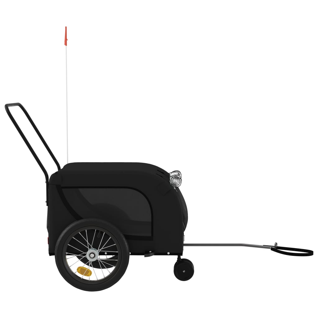 Black Oxford and Iron Animal Bike Trailer