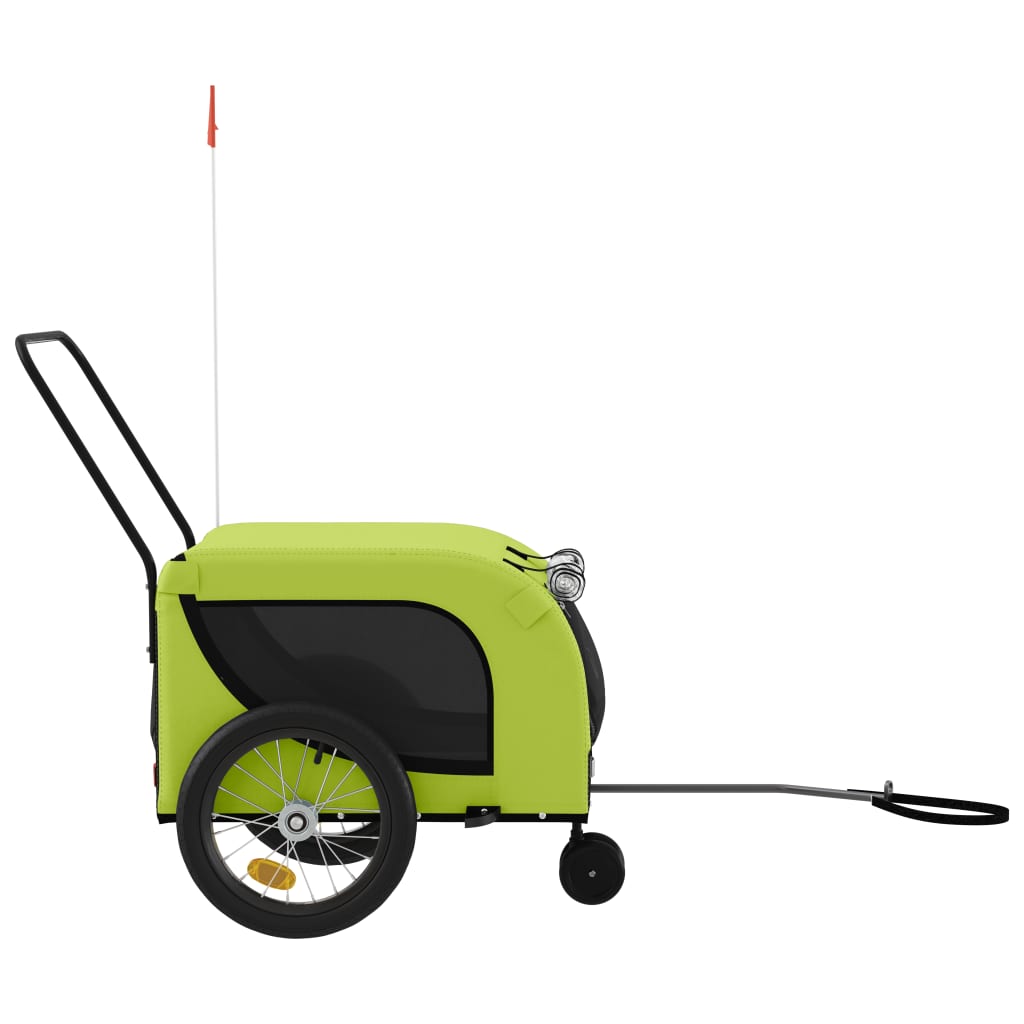 Green and Black Oxford and Iron Animal Bike Trailer