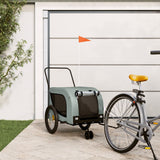 Gray and Black Oxford and Iron Animal Bike Trailer