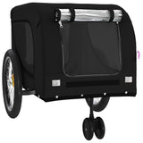 Black Oxford and Iron Animal Bike Trailer