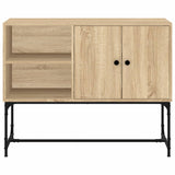 Credenza Rovere Sonoma 100x40x79,5 cm in Legno Multistrato