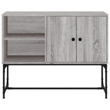 Credenza Grigio Sonoma 100x40x79,5 cm in Legno Multistrato