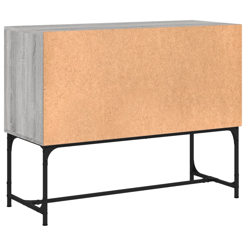 Credenza Grigio Sonoma 100x40x79,5 cm in Legno Multistrato