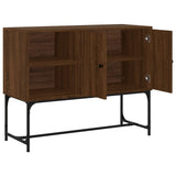 Credenza Rovere Marrone 100x40x79,5 cm in Legno Multistrato