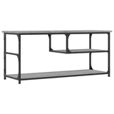 Mobile TV Grigio Sonoma 103x38x46,5cm Legno Multistrato Acciaio