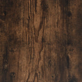 Comodino Rovere Fumo 39x39x47,5 cm in Legno Multistrato