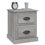 Comodino Grigio Sonoma 39x39x47,5 cm in Legno Multistrato