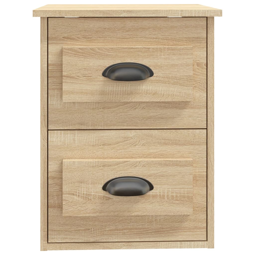 Comodino a Parete Rovere Sonoma 41,5x36x53 cm