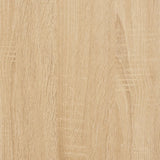 Toeletta Specchio Rovere Sonoma 90x50x132,5cm Legno Multistrato