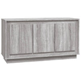 Credenza Grigio Sonoma 102x35x55 cm in Legno Multistrato