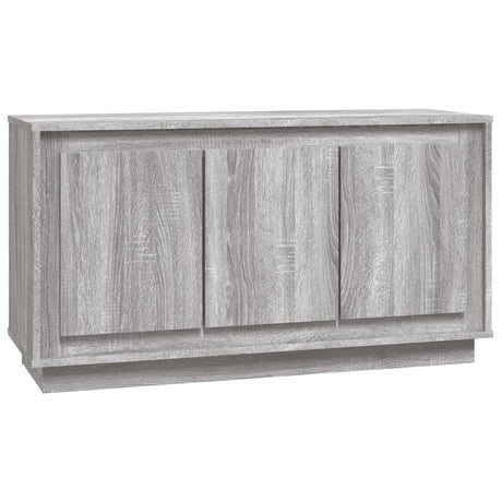 Credenza Grigio Sonoma 102x35x55 cm in Legno Multistrato