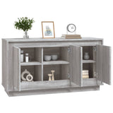 Credenza Grigio Sonoma 102x35x55 cm in Legno Multistrato