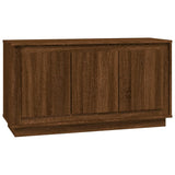 Credenza Rovere Marrone 102x35x55 cm in Legno Multistrato