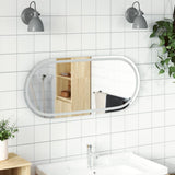 Specchio da Bagno LED 100x45 cm Ovale