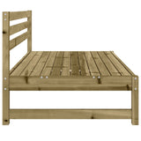 Divani Centrali da Giardino 2pz 120x80 cm Legno Impregnato Pino