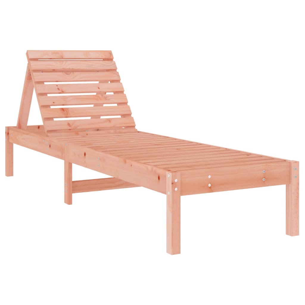 Lettini Prendisole 2pz 199,5x60x74 cm Legno Massello di Douglas