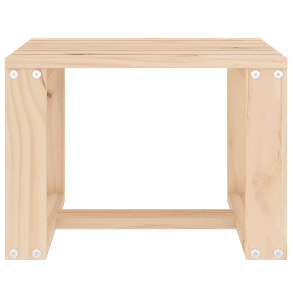 Tavolino da Giardino 40x38x28,5 cm in Legno Massello di Pino