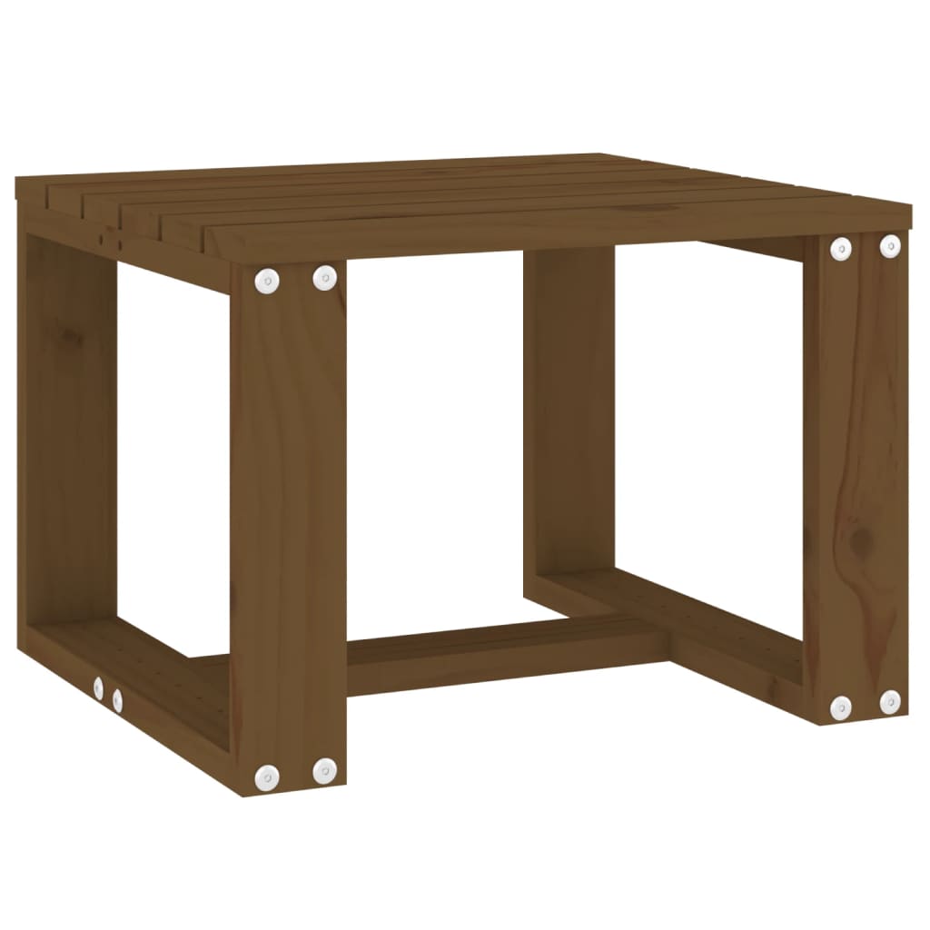 Tavolino da Giardino Miele 40x38x28,5 cm Legno Massello Pino