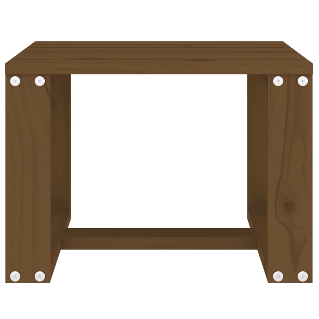 Tavolino da Giardino Miele 40x38x28,5 cm Legno Massello Pino