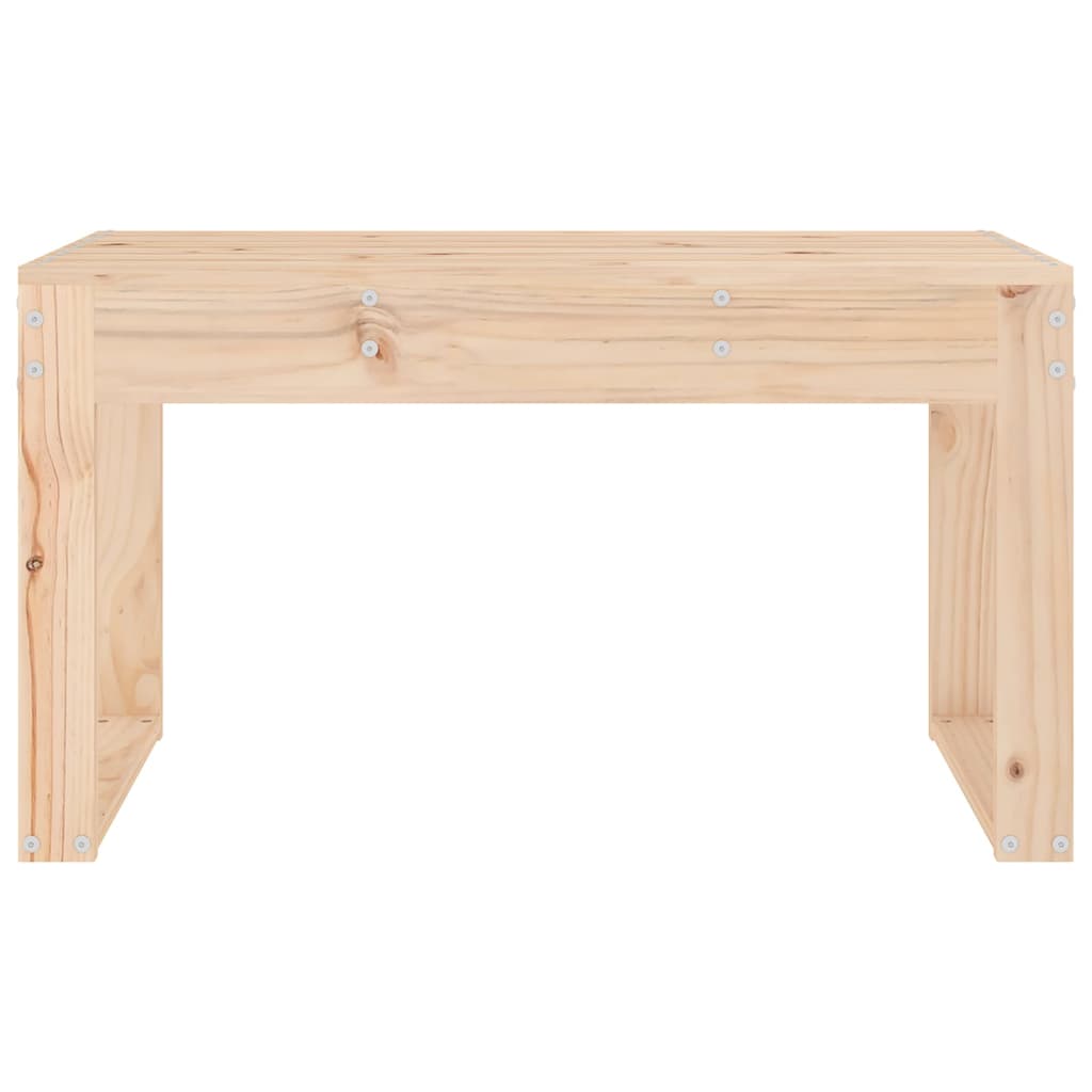 Panca da Giardino 80x38x45 cm in Legno Massello di Pino